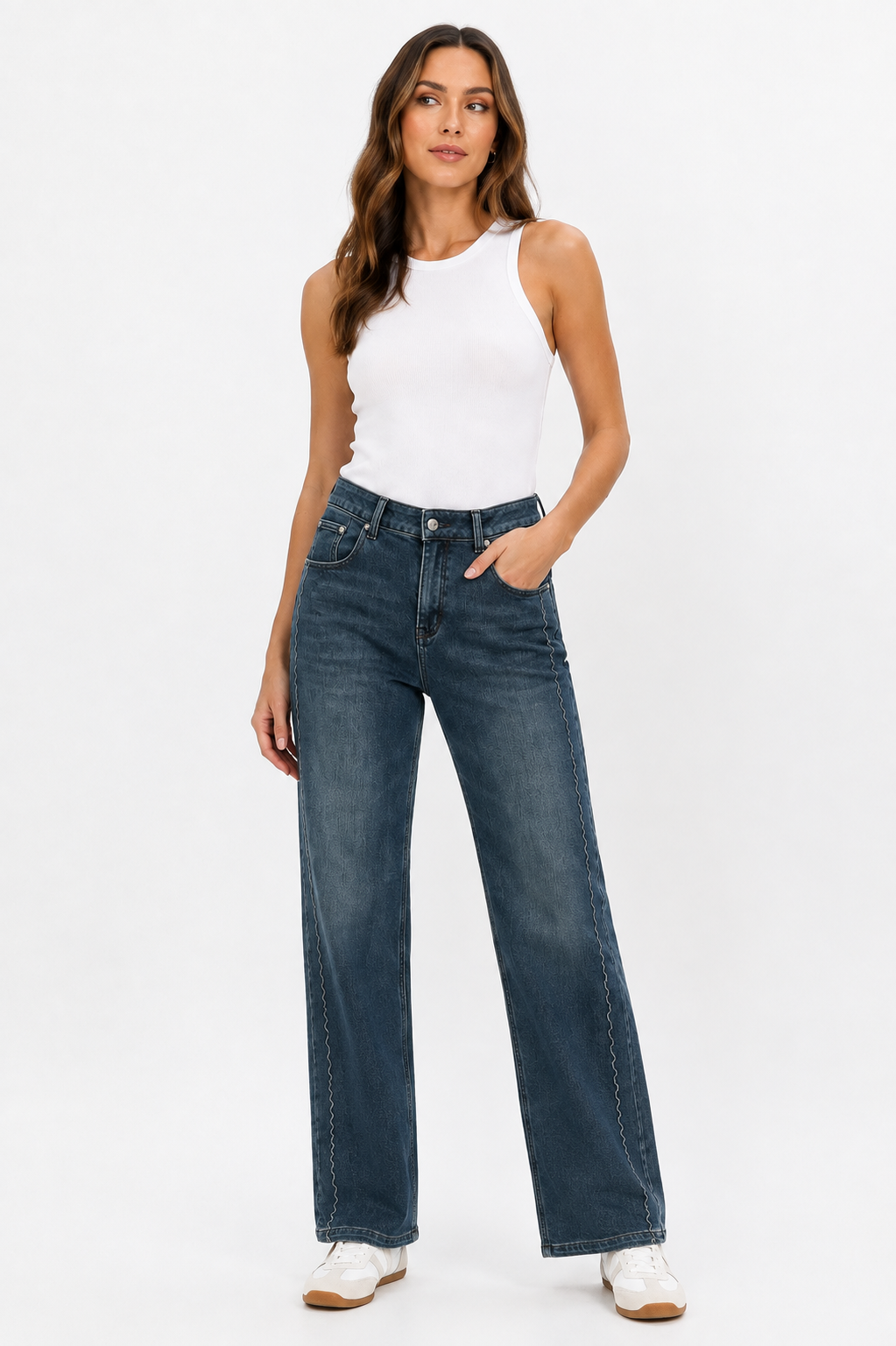 Goa Goa Beatrice Dark Blue Jeans
