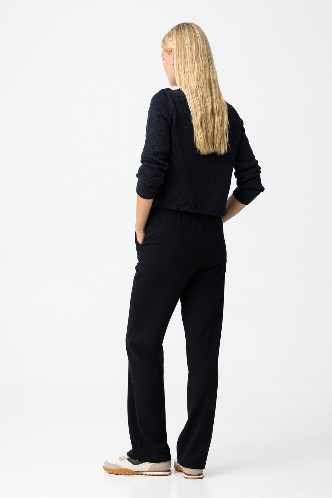 Tiffosi Viola Navy Lady Trouser