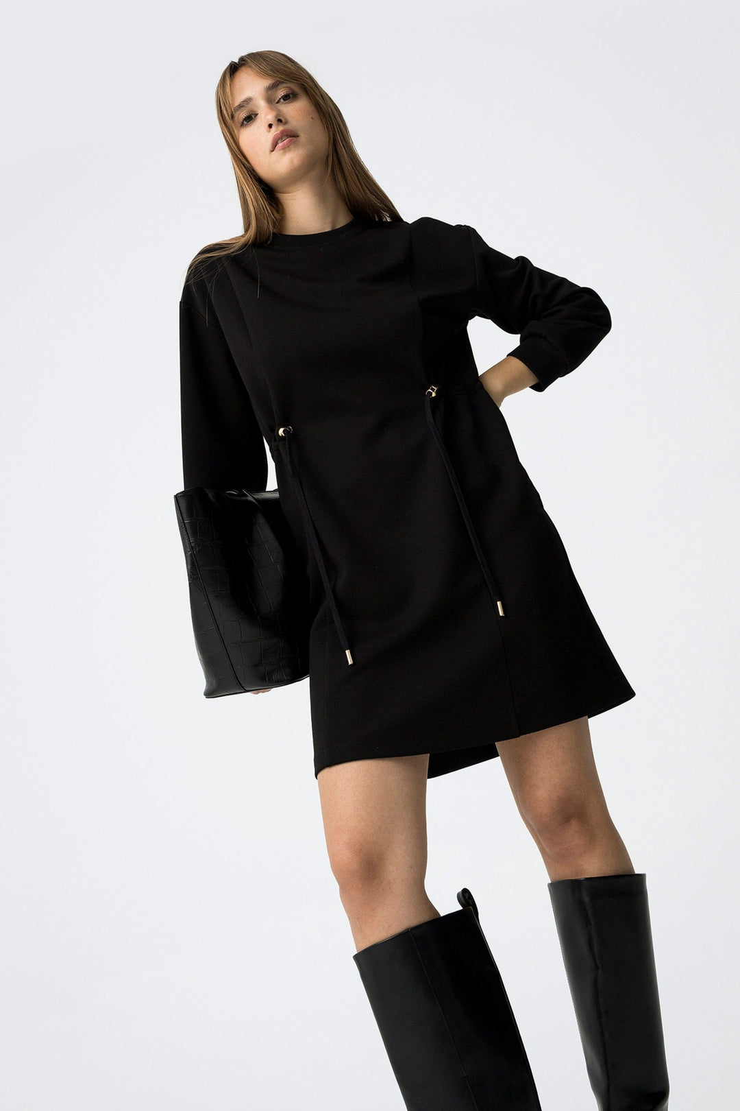 Tiffosi Pepper Black Dress