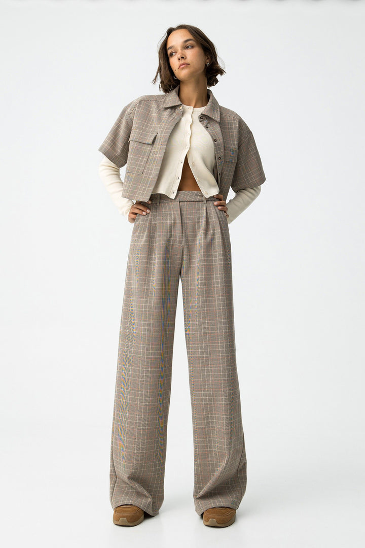 Tiffosi Panny Check Lady Trousers