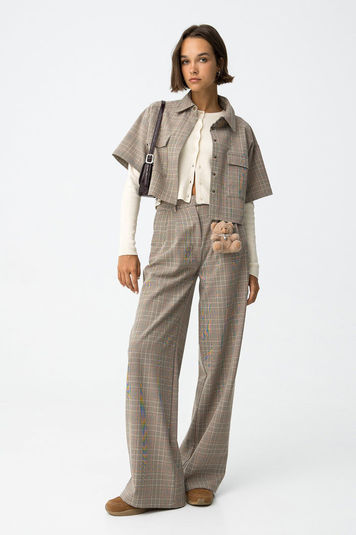Tiffosi Panny Check Lady Trousers
