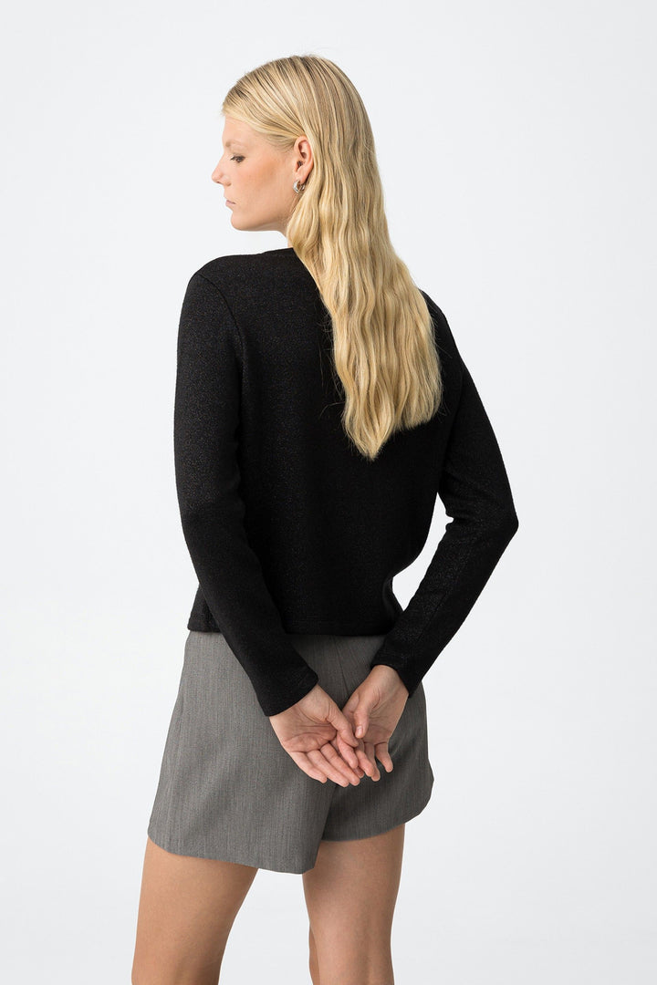 Tiffosi Moby Black sparkly Lady Cardigan