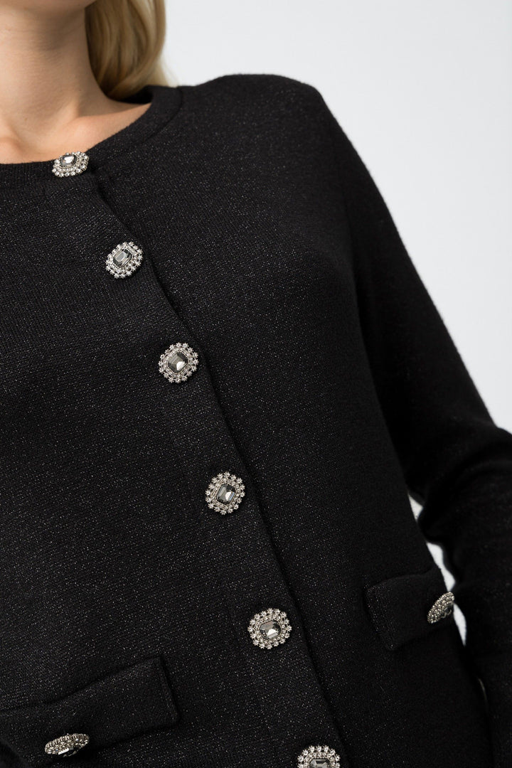Tiffosi Moby Black sparkly Lady Cardigan