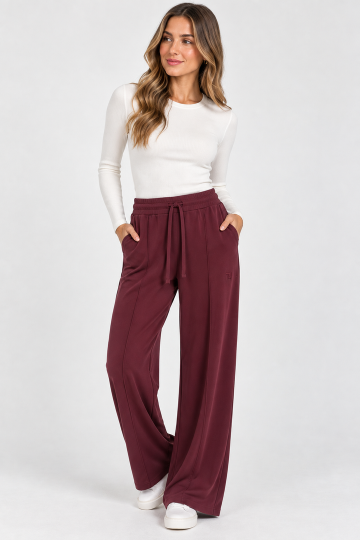 Tiffosi Valentina Burgundy Jogger