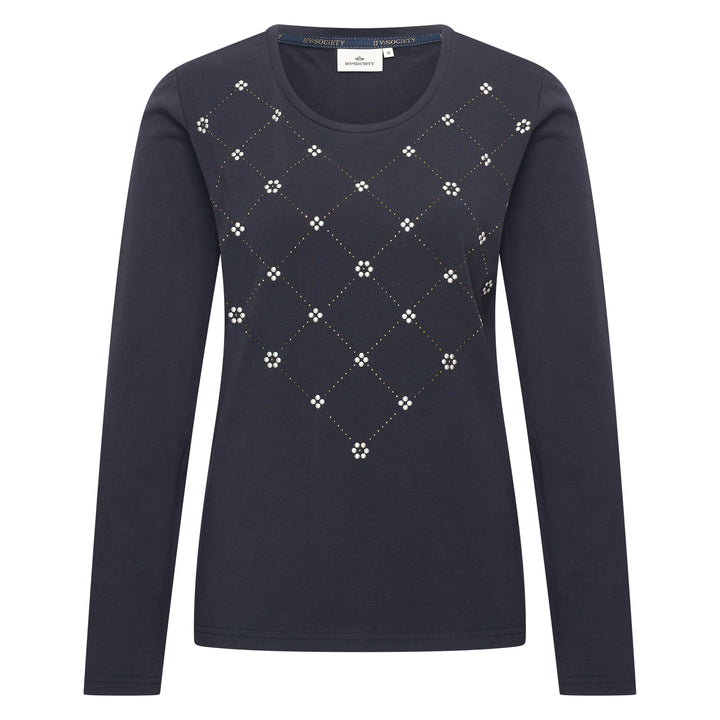 HV Society Isidora Navy Top