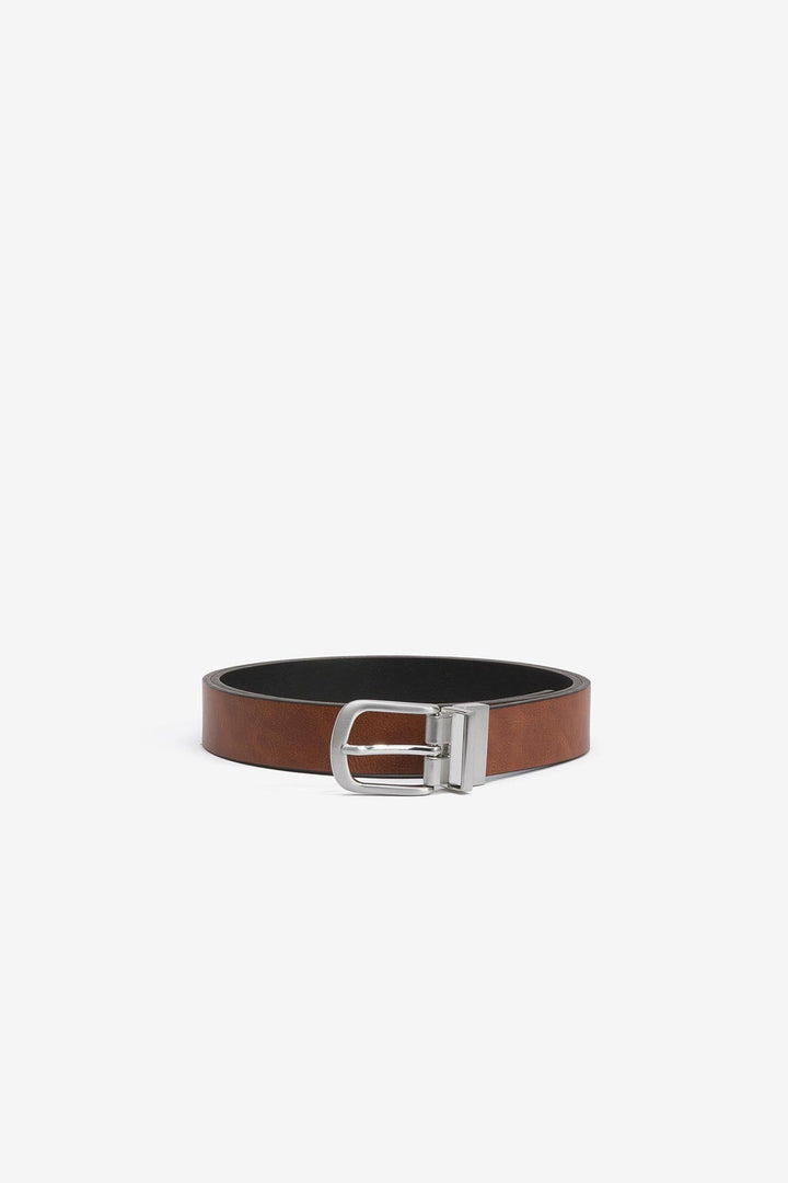 Tiffosi Sophia Reversible Black/Tan Belt