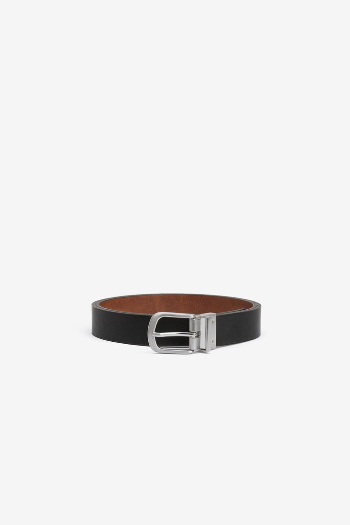 Tiffosi Sophia Reversible Black/Tan Belt