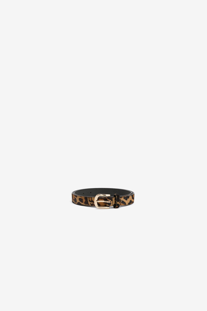 Tiffosi Cordoba Leopard Print Leather Belt