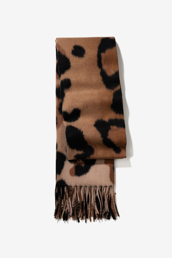 Tiffosi Dali Leopard Print Scarf