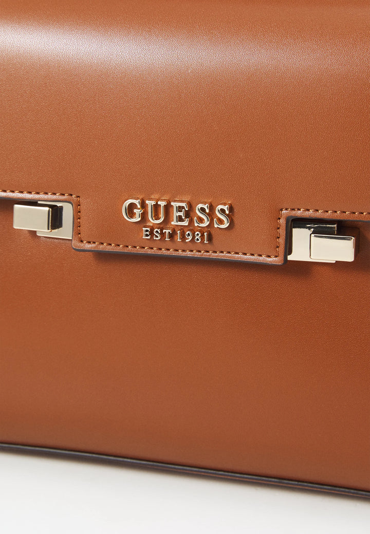 Guess Eco Aldith Cognac Crossbody Bag