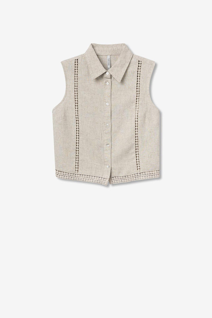 Tiffosi Dosi linen Style Blouse