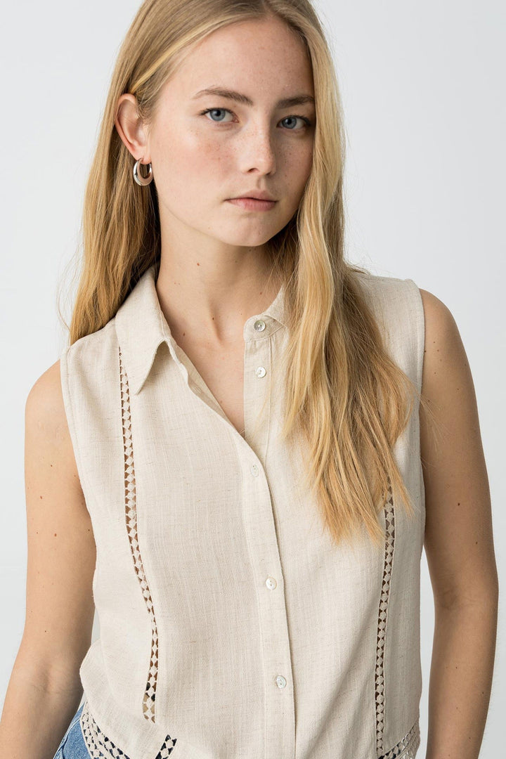 Tiffosi Dosi linen Style Blouse