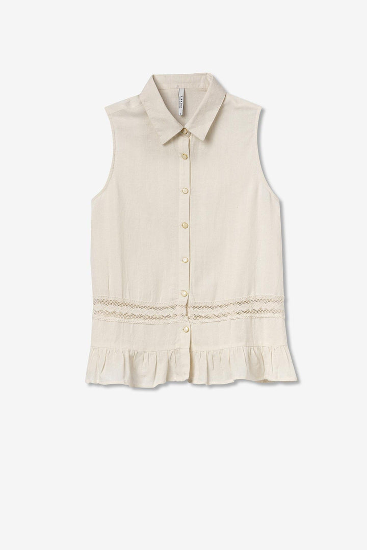 Tiffosi Sienna Beige Top