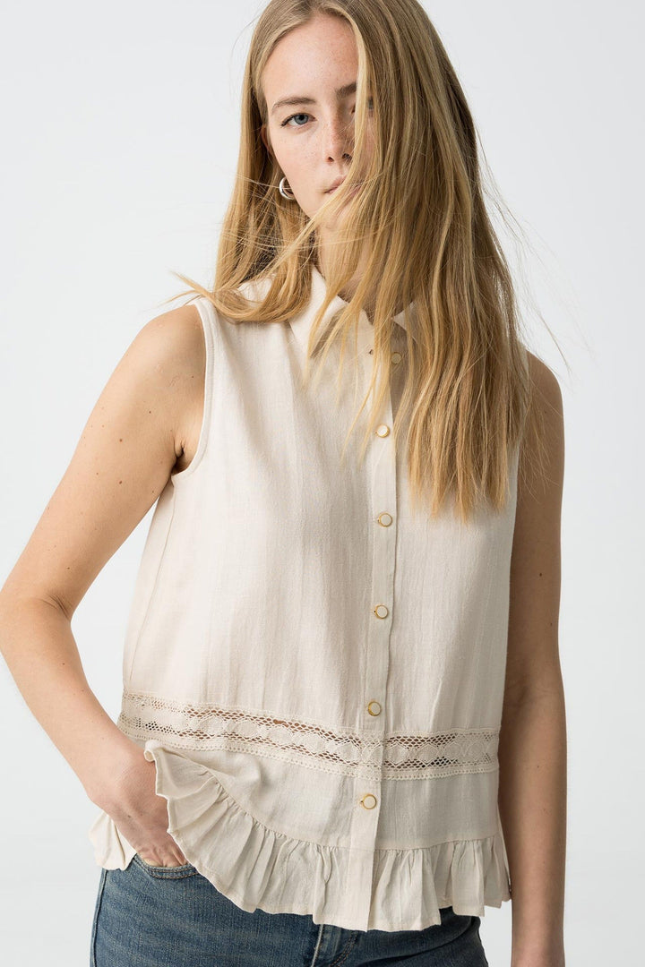 Tiffosi Sienna Beige Top