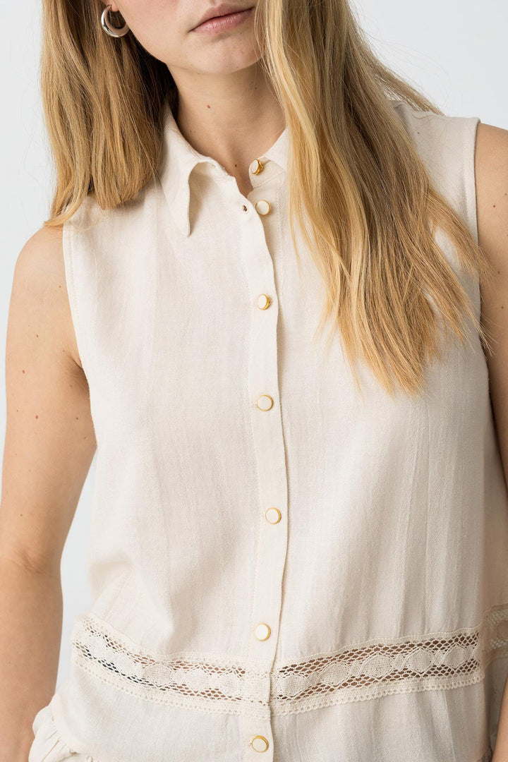 Tiffosi Sienna Beige Top