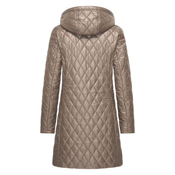 HV Society Alessia Dark Taupe Long Jacket