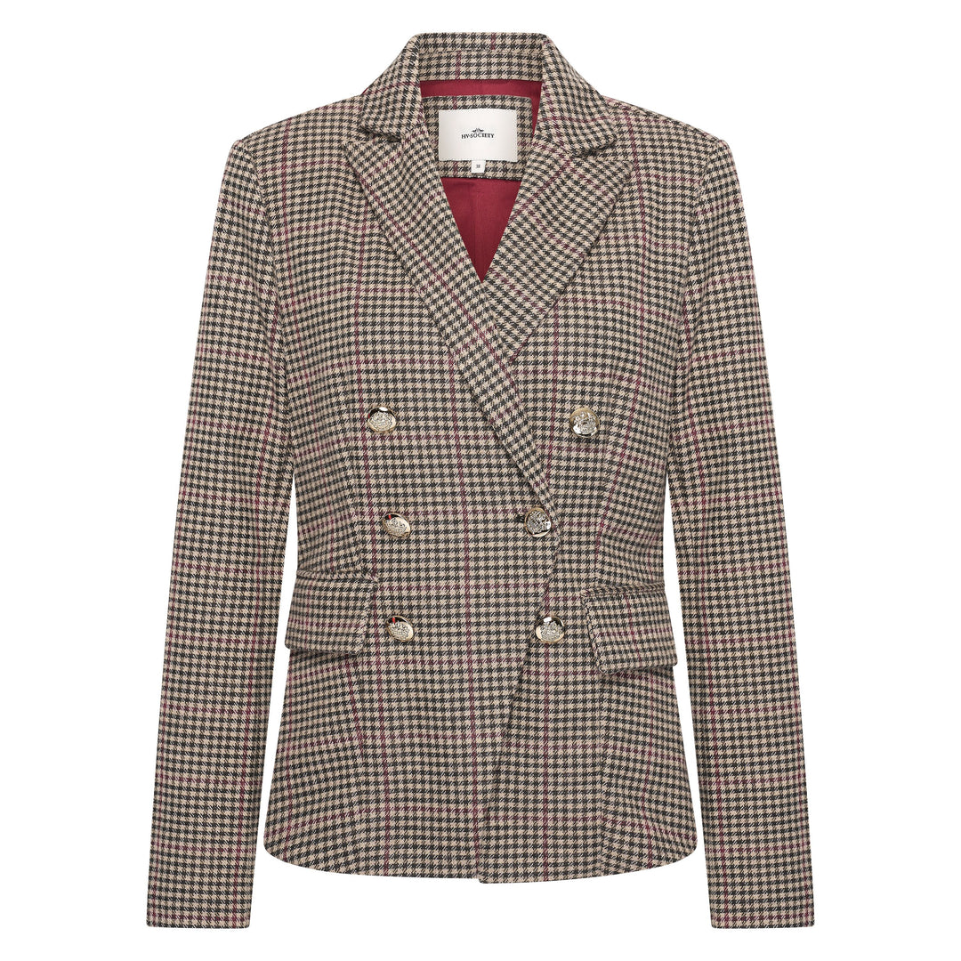 HV Society Fia Burgundy Blazer