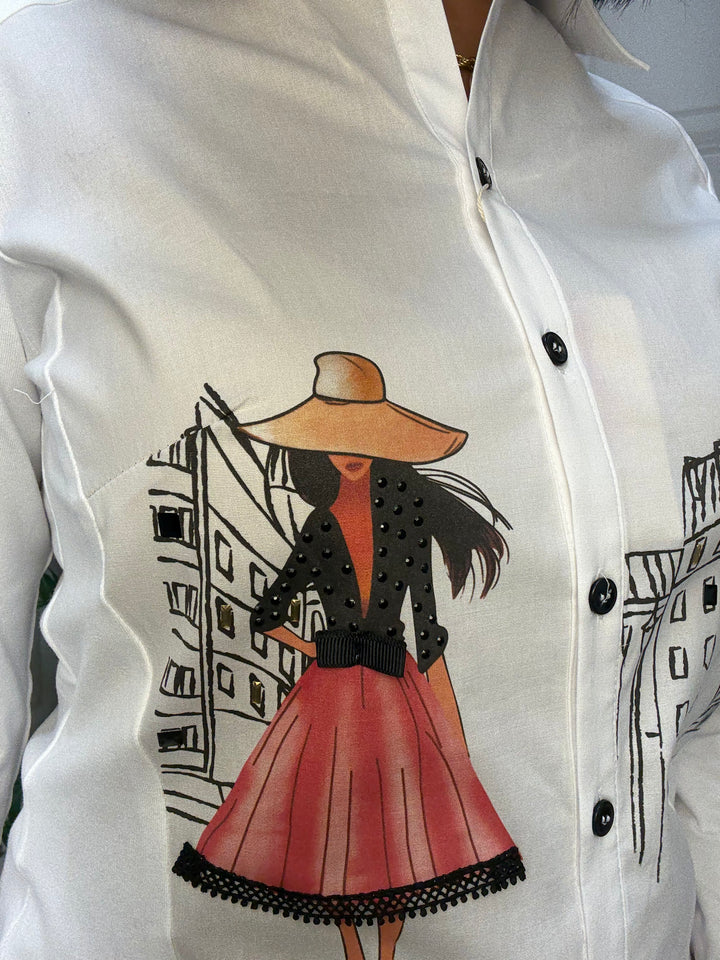 Tinta Valeria White Shirt