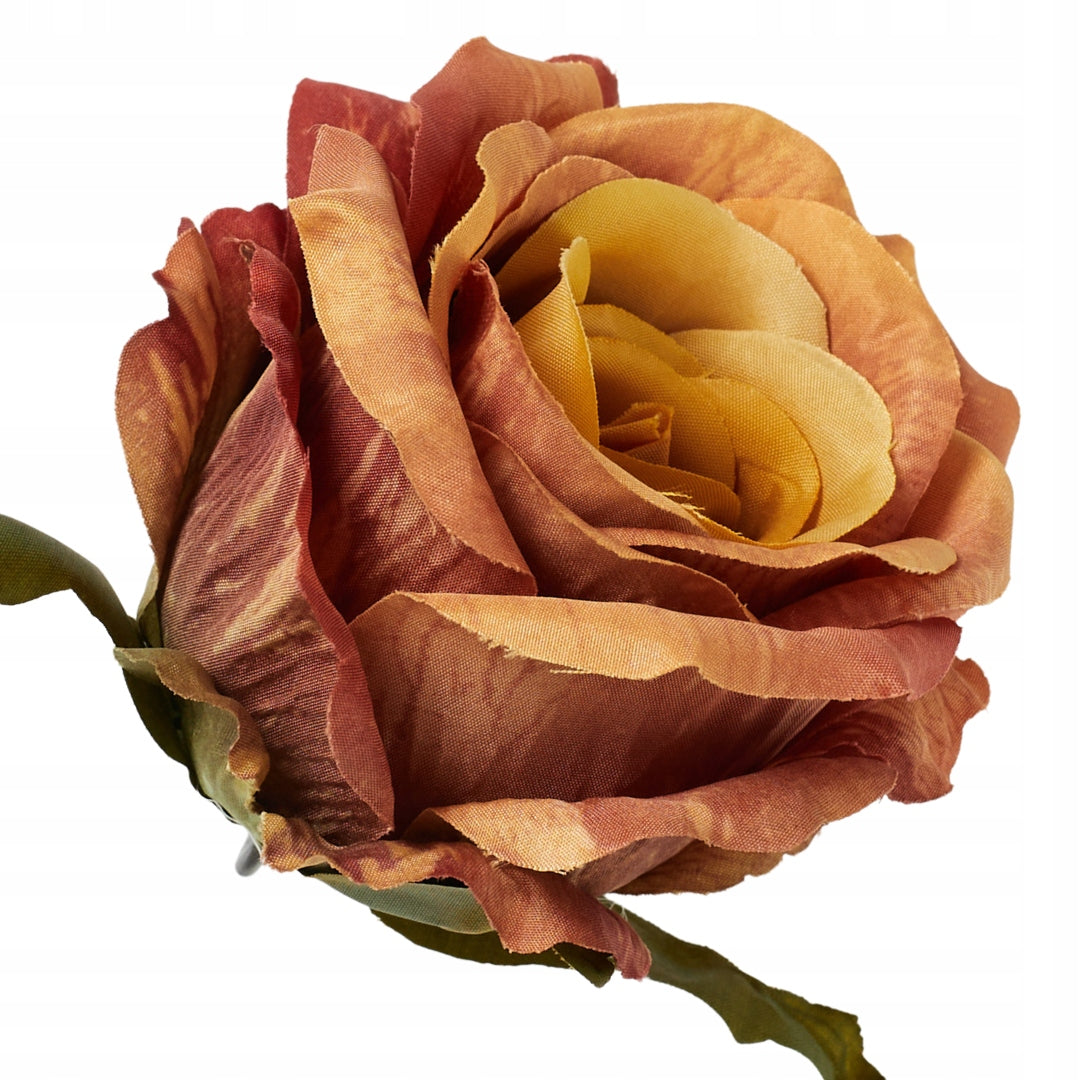 Artificial Rustic Rose | Tonal Pink