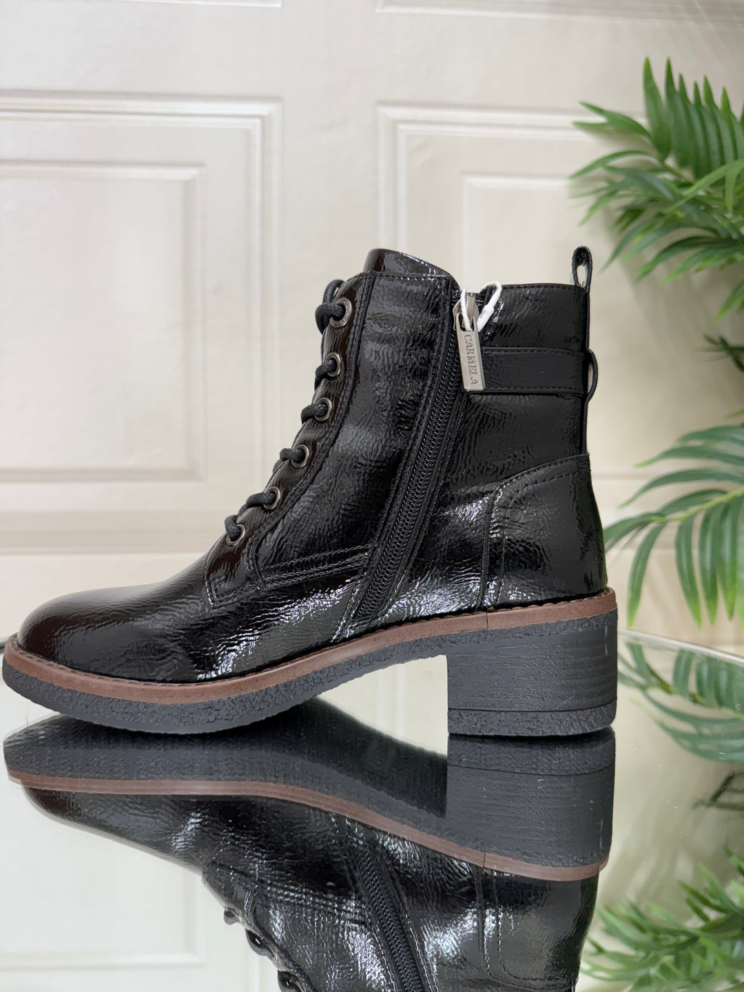 Carmela BN.CH Black Patent Boot (162577)