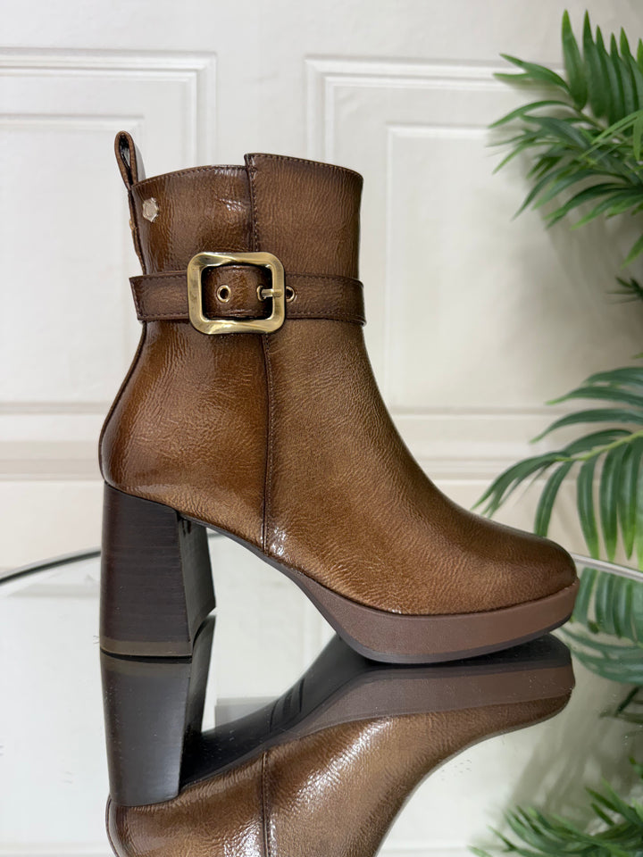 Carmela BN.CH.Taupe Patent Boot (162533)