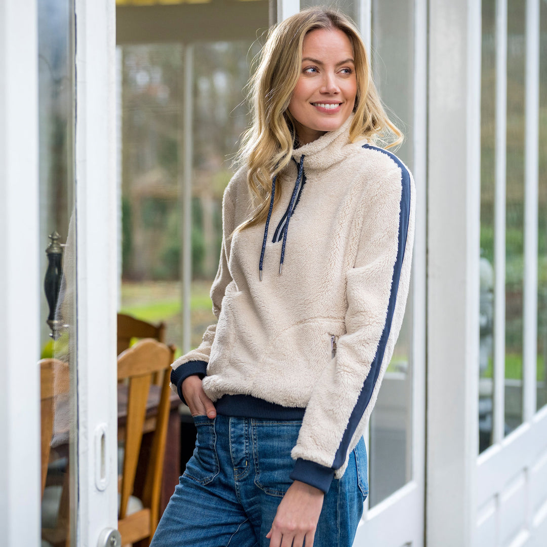 HV Society Donata 1/4 Zip Fleece Sweater
