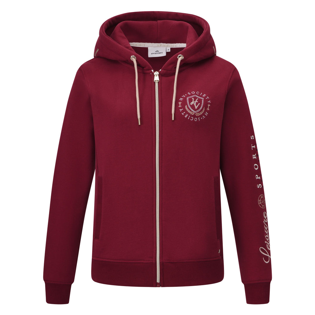 HV Society Vitalia Burgundy Zip Up Jacket