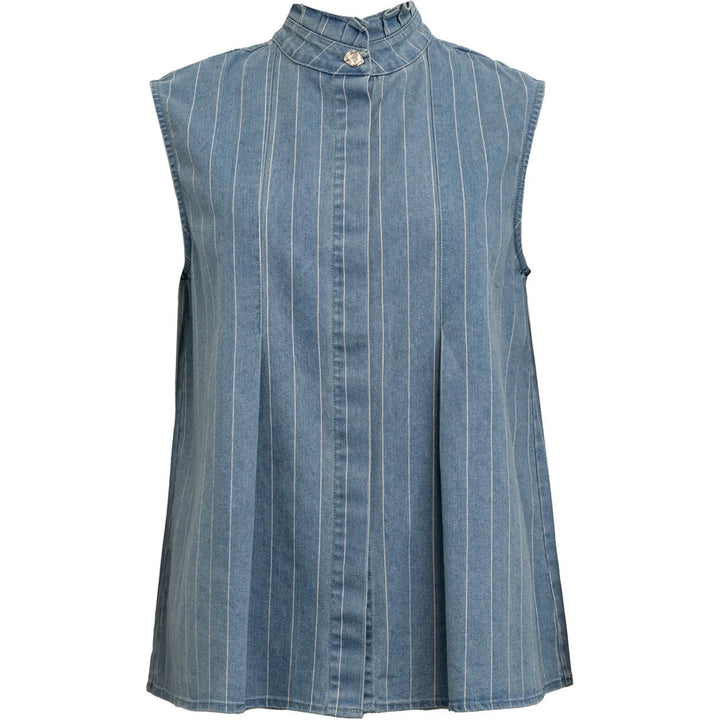 Costa Mani Hampton Top Stripe Denim