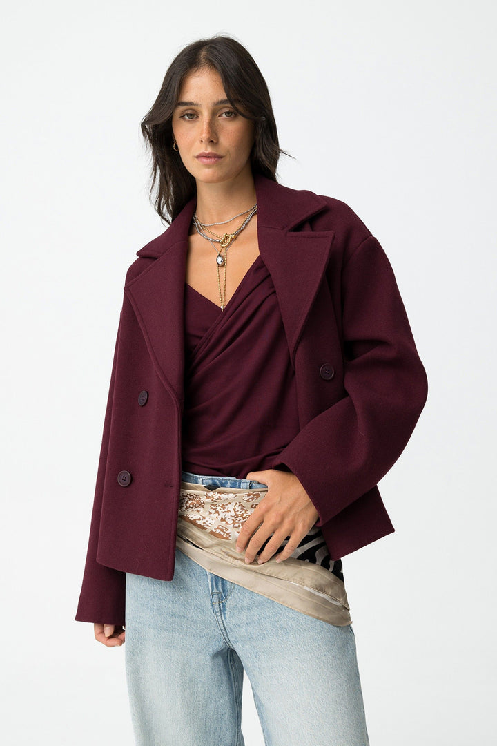 Tiffosi Navy_2 Burgundy Jacket