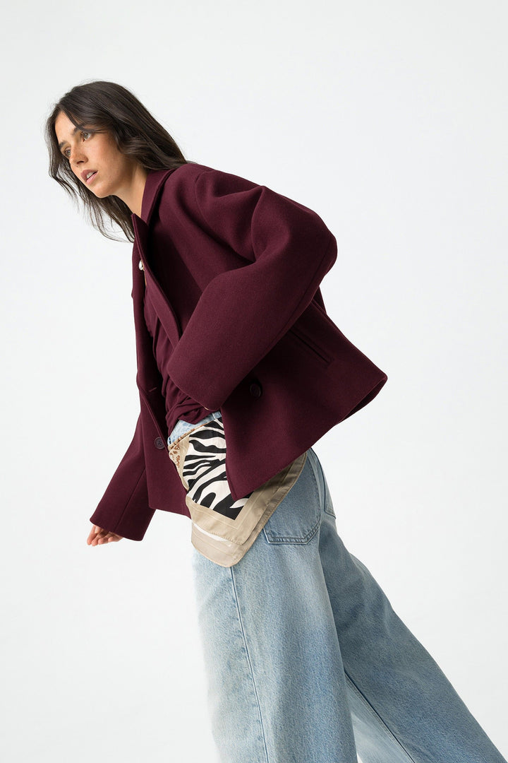Tiffosi Navy_2 Burgundy Jacket
