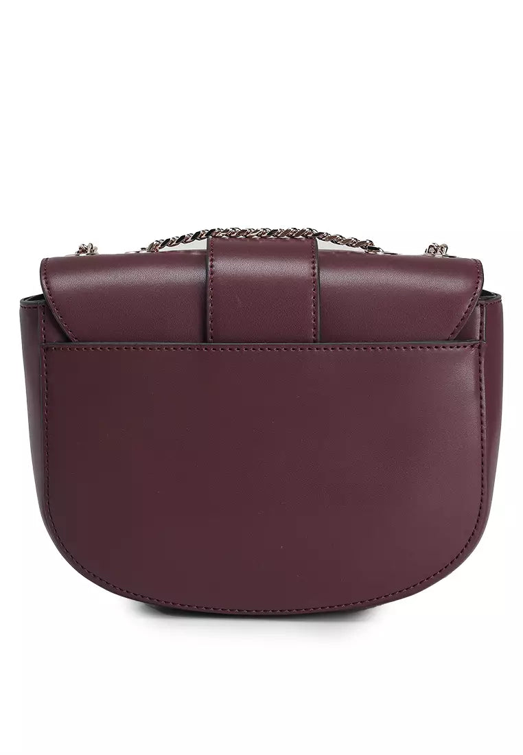 Guess Jane Wine Crossbody Bag