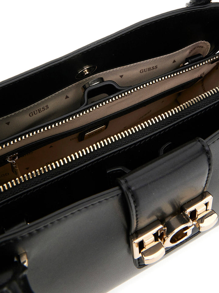 Guess Jane Small Satchel Black Bag