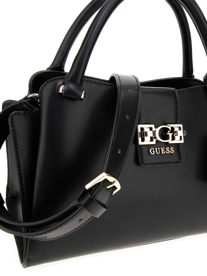 Guess Jane Small Satchel Black Bag
