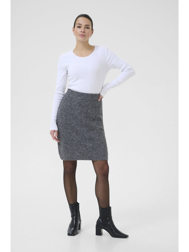 Kaffe KAtrudy Knitted Grey Skirt