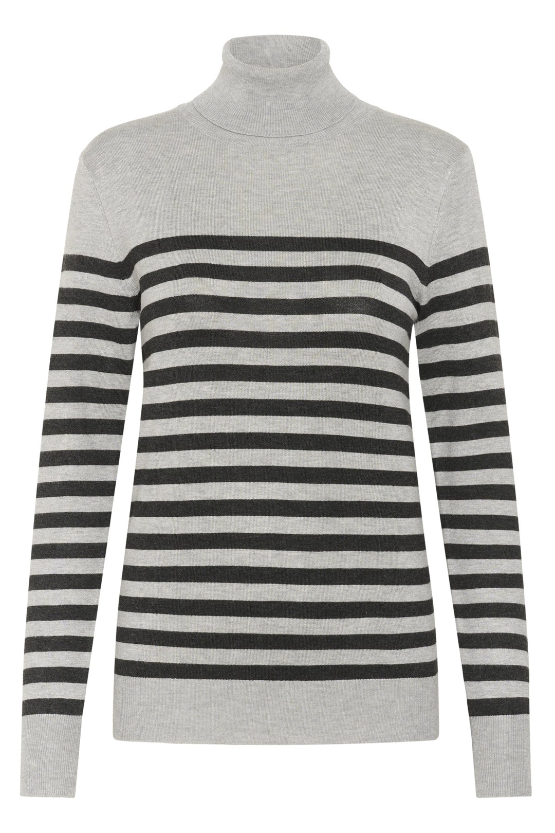 Kaffe KAlizza Stripe Turtleneck