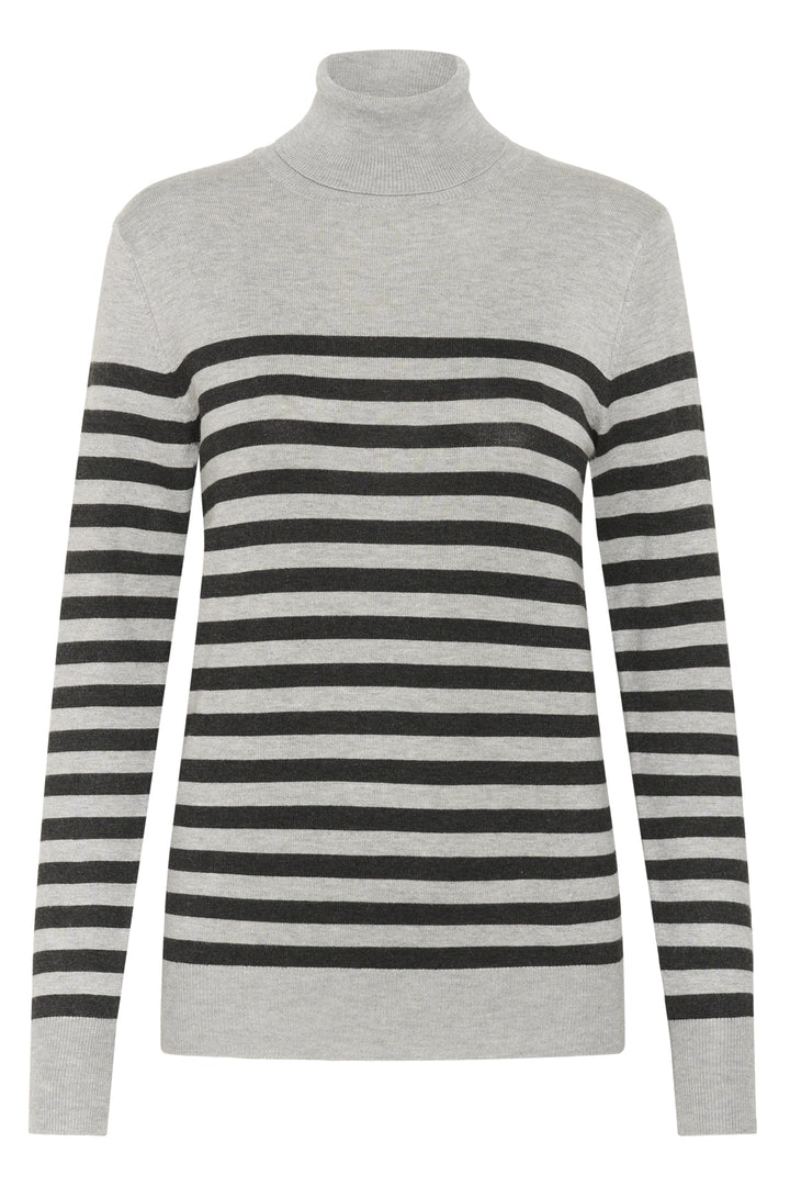 Kaffe KAlizza Stripe Turtleneck