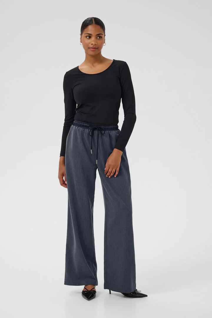 Kaffe KAnevil Pants Dark Grey