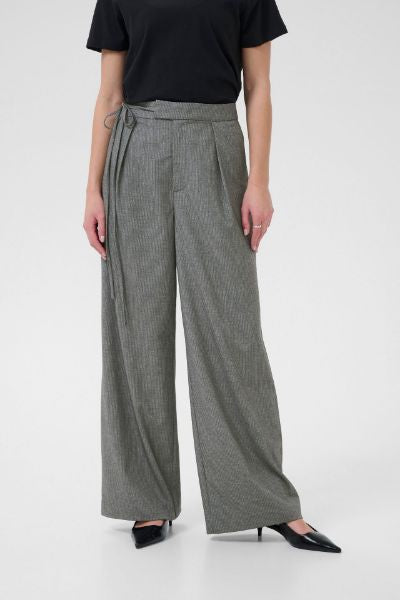 Kaffe KAellie Wide Pants Grey Chalk