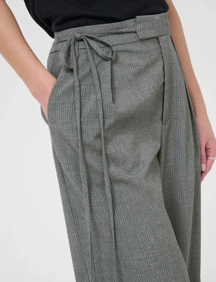 Kaffe KAellie Wide Pants Grey Chalk