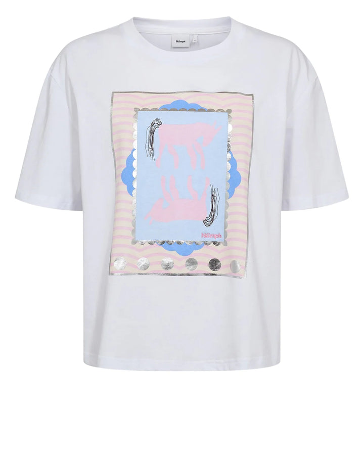 Numph Nudaydream Bright White T-Shirt