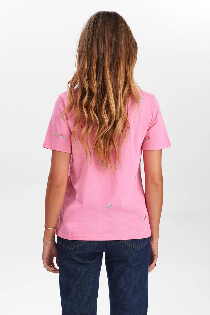 Numph Nusuis Pink Carnation T-Shirt