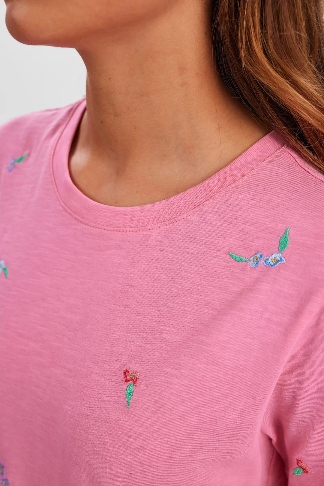 Numph Nusuis Pink Carnation T-Shirt