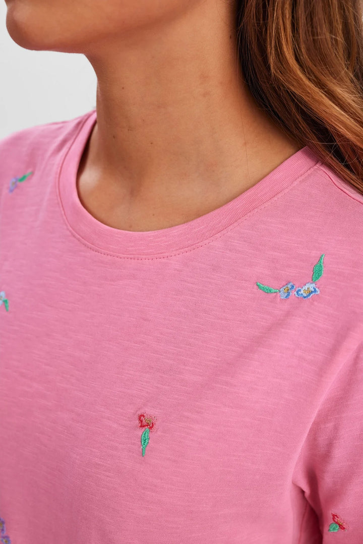 Numph Nusuis Pink Carnation T-Shirt