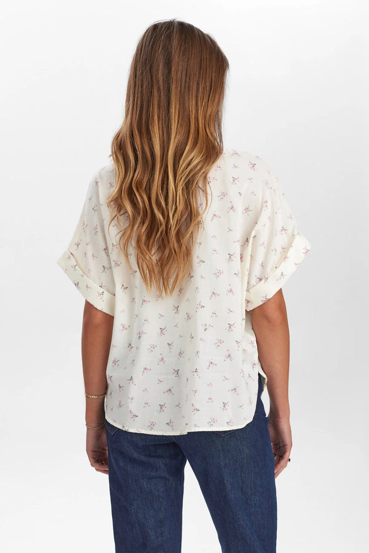 Numph Nululiana Pristine Bow Blouse
