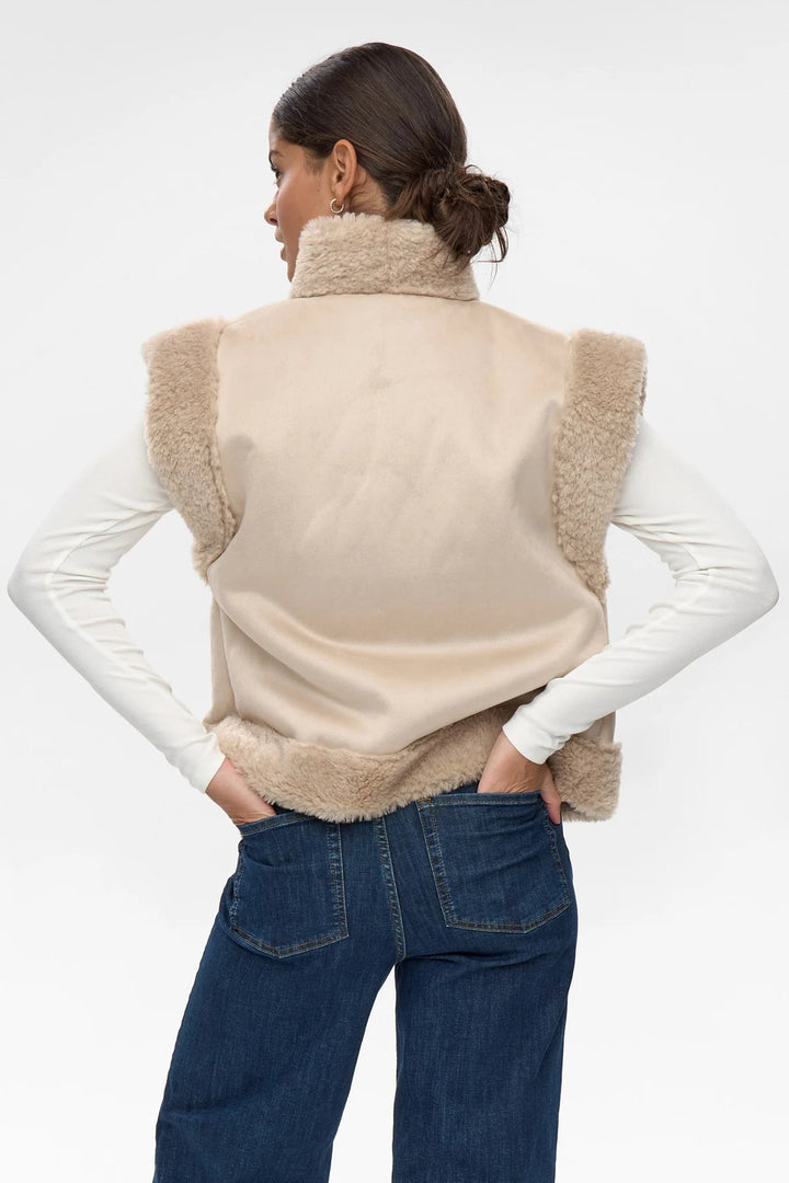 Numph Nuelliot Vest Grey Morn