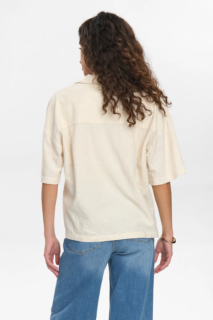 Numph Nutusa Sesame Melange Blouse