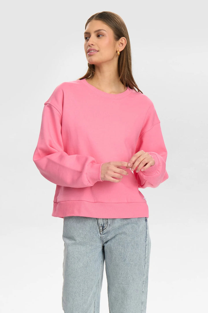 Numph Numyra Pink Carnation Sweater