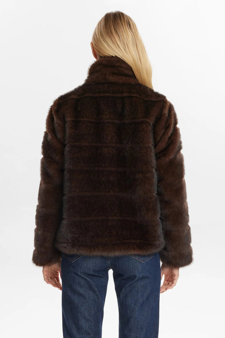 Numph Nuwindall Jacket Black Coffee