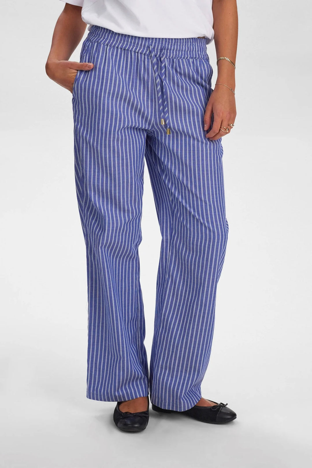 Numph Nuzally Blueprint Trousers