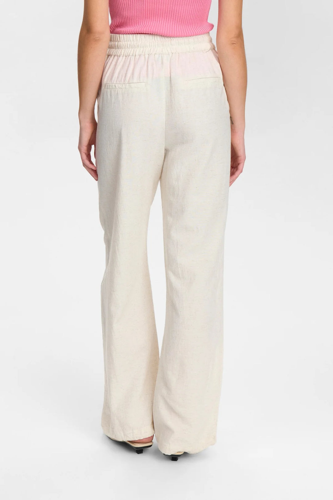 Numph Nutusa Sesame Melange Trousers